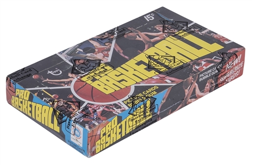 1976-77 Topps Basketball Unopened Wax Box (24 Packs) - BBCE Certified